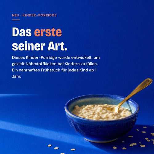 Das erste seiner Art: neuartiges Kinder-Porridge